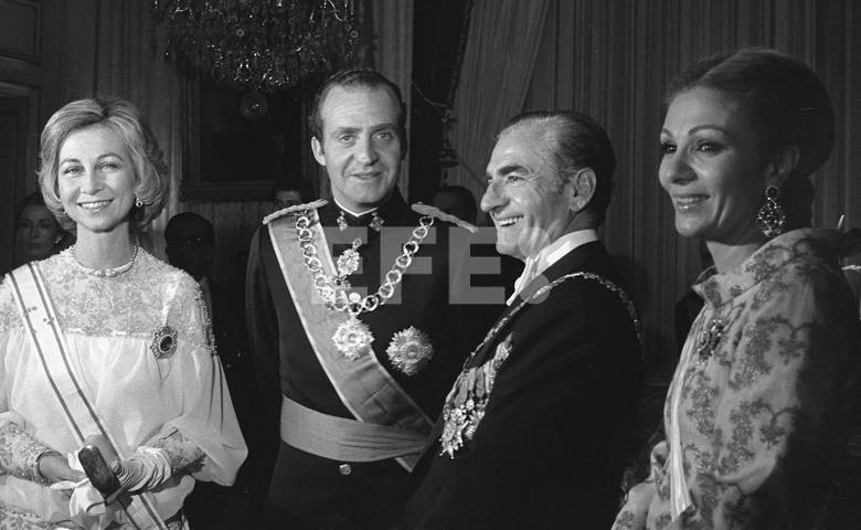 Voyage officiel du couple royal espagnol en Iran, le 14 juin 1978